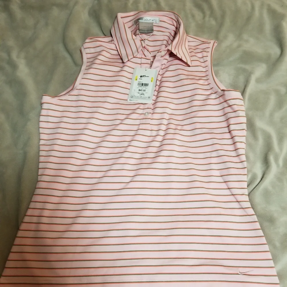 Nike womens fit dry golf shirt